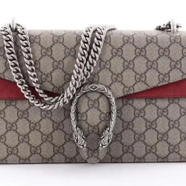 Pre-owned FENDI Dionysus Inside Red Shoulder Bag
