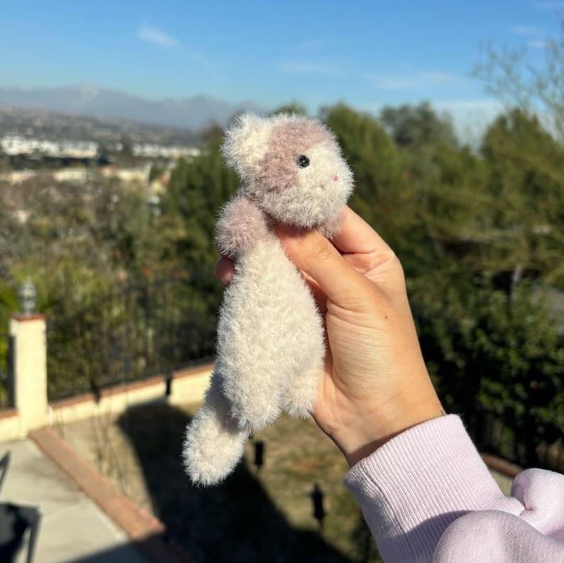 Floppy Ferret Amigurumi Crochet - Soft Plush Toy for Cozy Home Decor and Adorable Gift Ideas