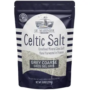 Le Marinier Celtic Salt Salt Grey Coarse Sea Salt 0.6lb Mineral-Rich Unrefined Sea Salt 100% Natural Hand Harvested Low Sodium