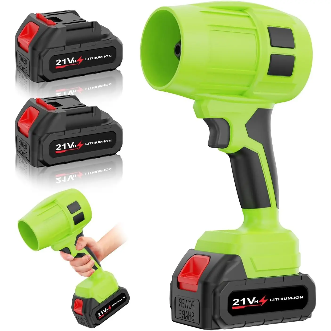 Turbo Jet Blower,Leaf Blower, Violent Turbo Fan, Brushless Pure Copper Motor,Car Drying After Wash, Handheld Snow Blower,Cordless Turbo Power Air Dust