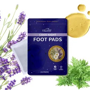 Deep Cleansing Foot Pads for Stress Relief | Better Sleep & Feet Care | With Magnesium Glycinate, Valerian Root | Foot Spa for Achy Feet (10 Patches)