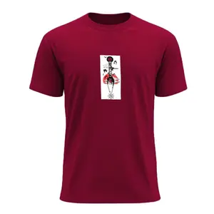 Devil Eye Embroidered T-Shirt – Black Cotton Tee | Handcrafted Streetwear Aesthetic | Dark Grunge Style | Eye Symbol Shirt | Patriotic Streetwear | Unisex Black T Shirt | Gift for Him/Her | Bollman Fit | Bold Graphic Tee | Urban Fashion