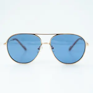 Blue Eye Ollie Sunglasses - Cobalt Aviators, 100% UV Protection, Polycarbonate Lens, Scratch Resistant Coating, Shatter Resistant Acetate Frame