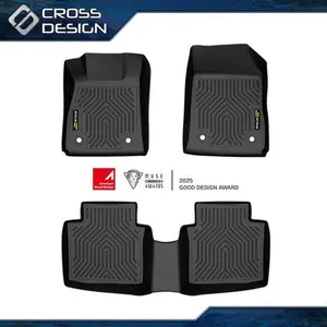 CROSSDESIGN 3D TPE Floor Mats Fit for 2014-2020 Chevrolet Impala Floor Liners 1st & 2nd Row