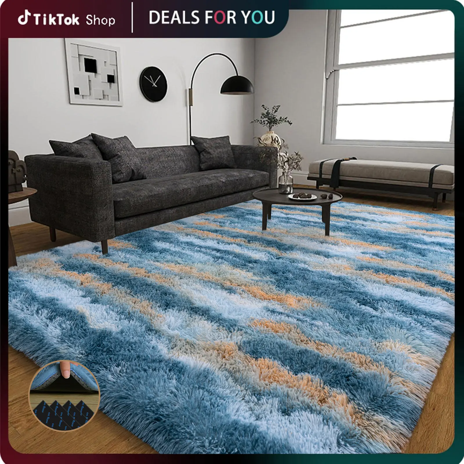 Abstract blue and yellow