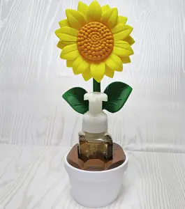 Sunflower Foaming Soap Holder – Floral Kitchen & Bathroom Decor