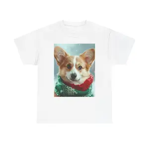 Cozy Corgi Christmas Tee | Cute Dog Shirt | Holiday Pet Lover Gift