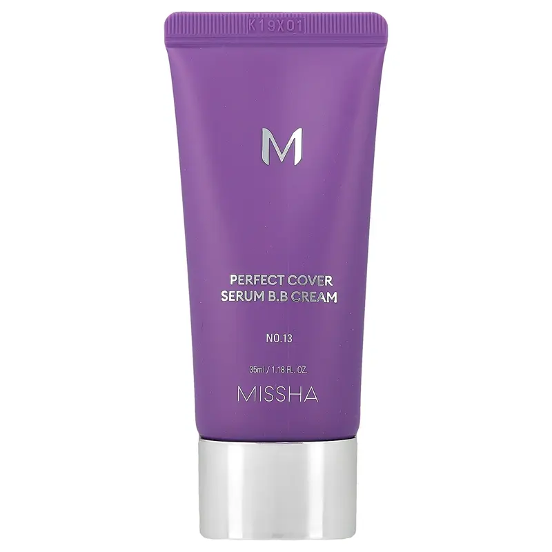 Missha Perfect Cover Serum B.B Cream, No. 13 Light Fair, 1.18 fl oz (35 ml)