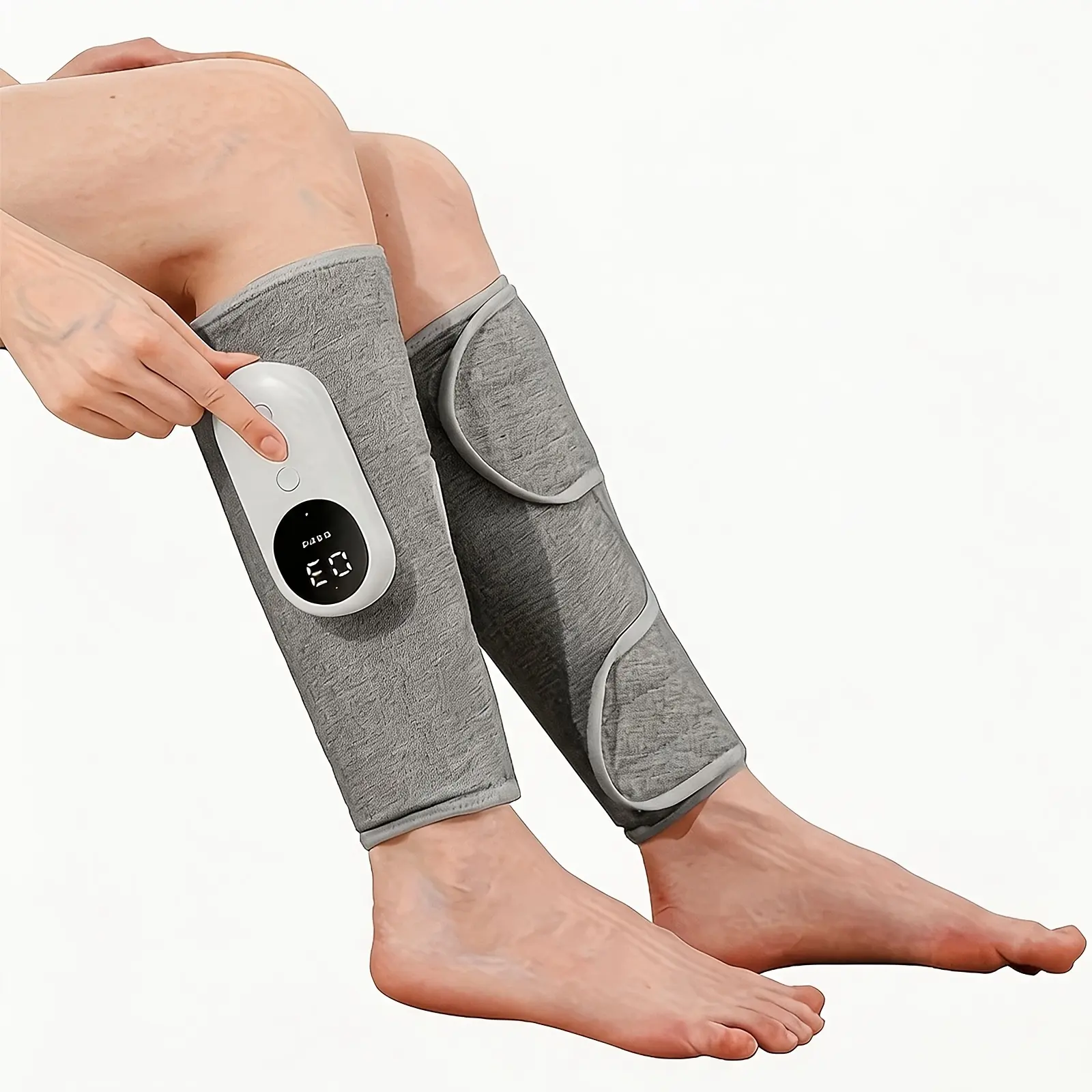 1pc Compression Leg Massager Belt, Featuring 3 Intensity Levels And 3 Temperature Settings, Portable And Suitable for Calves, Thighs, And Knees, Making It An Ideal Holiday Gift