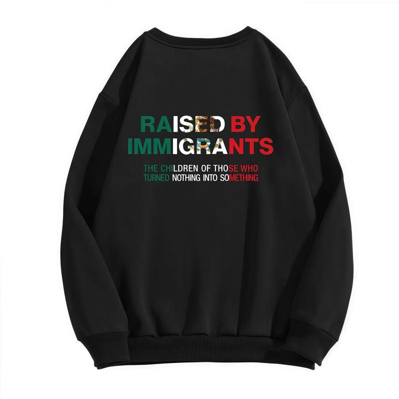 Mexican hoodie raised by immigrants, dreamer hoodie, proud daughter, Mexican cultural statement piece, fun graphics