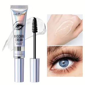 Transparent Mascara Primer, Long Lasting Waterproof Sweatproof Clear Mascara, Smudge Proof No Clumping Eyelash Styling Makeup Cosmetic