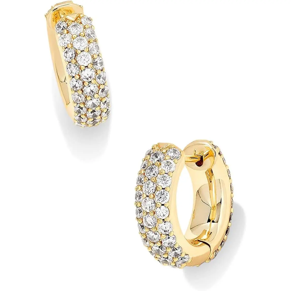 Kendra Scott Mikki Pave Huggie Earrings, Fashion Jewelry For Women