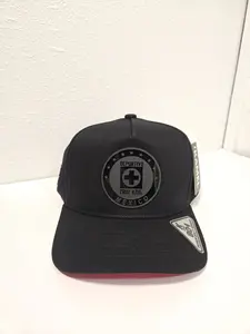 Cruz Azul Novelty Cap, Red/Black Snapback with logo Cruz Azul, Gorra de Cruz Azul de Novedad, Cruz Azul Hat