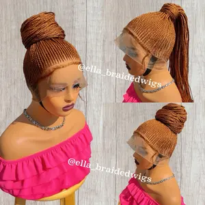 Full Lace Braided Updo Wig - Natural Look Quality Braided Wigs