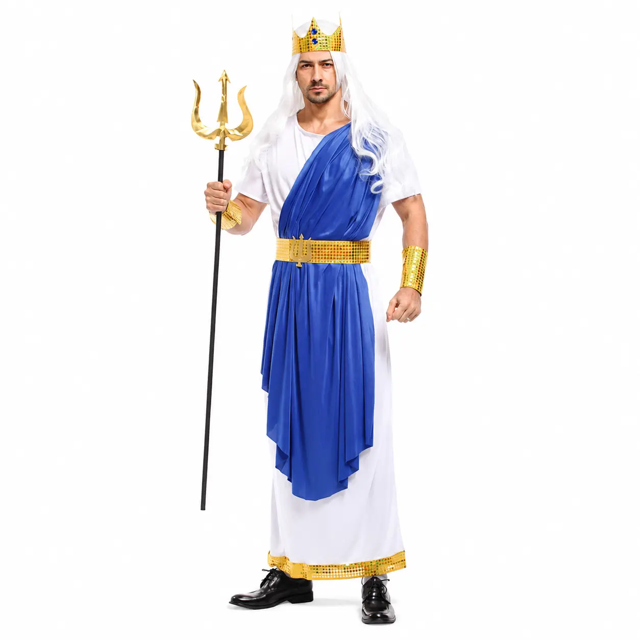 Men's Poseidon Sea God Halloween Costume