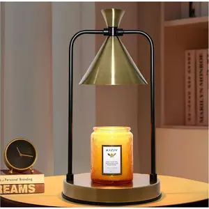 Candle Warmer Lamp with Timer Dimmer,Candle Warmer, Candle Lamp with Large Base for Scented Jar Candles,for Mom,Warming Gifts for New Home Bedroom,Bronze