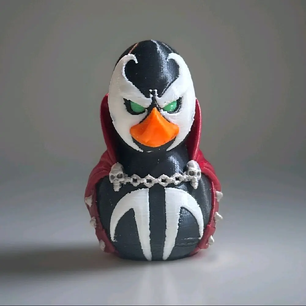 New Single Spawn 3D-Printed Duck Collectible Figure Decor, Animals Figurines, Character Figurine, Quirky
