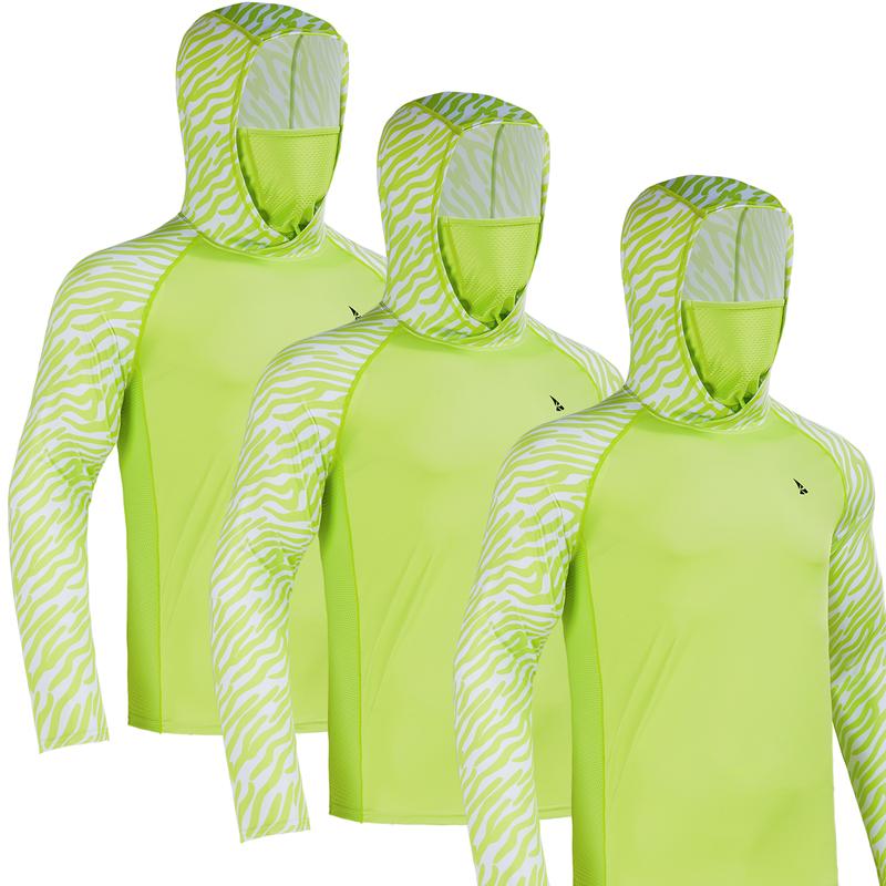 RODEEL 915 Sun Hoodie Shirts w/ Mask Neck Gaiter Men UPF 50+ UV Protection Long Sleeve Lightweight Quick Dry Moisture Wicking Breathable Cooling Activewear for Outdoor Sport Gym Fishing Roofing Landscaping Construction Gardening, Holiday Gift RODEEL 915 Sun Hoodie Shirts w/ Mask Neck Gaiter Men UPF 50+ UV Protection Long Sleeve Lightweight Quick Dry Moisture Wicking Breathable Cooling Activewear for Outdoor Sport Gym Fishing Roofing Landscaping Construction Gardening, Holiday Gift