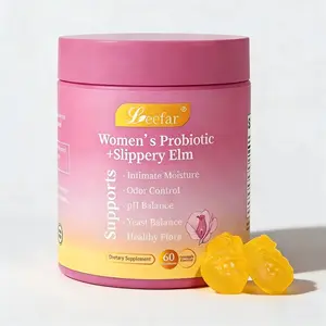 Flash Sale! Her Juicy Feminine Gummies | Slippery Elm + Prebiotics | pH Balance & Dryness | Hawaiian Pineapple 60ct | Women’s Probiotics