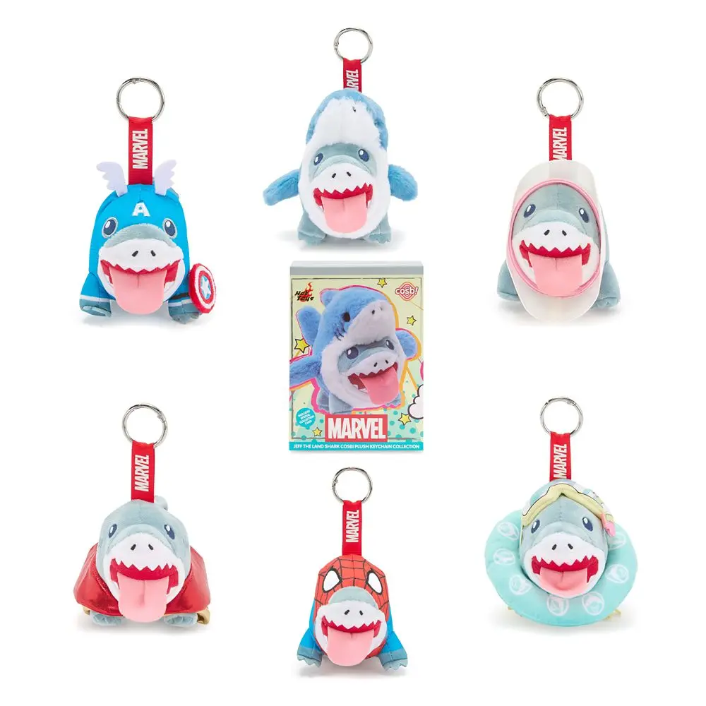Disney Store Jeff the Land Shark Plush Keychain Mystery Figure by Cosbi – Marvel Rivals Disney Store Jeff the Land Shark Plush Keychain Mystery Figure by Cosbi – Marvel Rivals