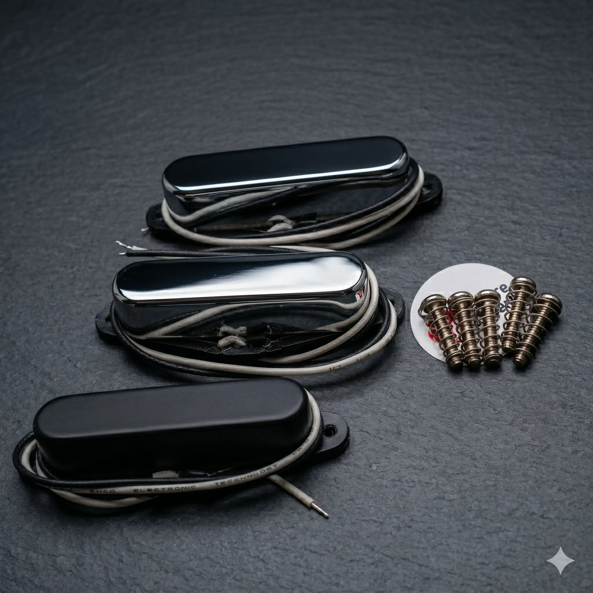 Timbre Expert "Quartz" Series Alnico 5 Telecaster Pickup Set - Modern Standard, Brass Cover, Iron Baseplate, High Stability - TE-VT2