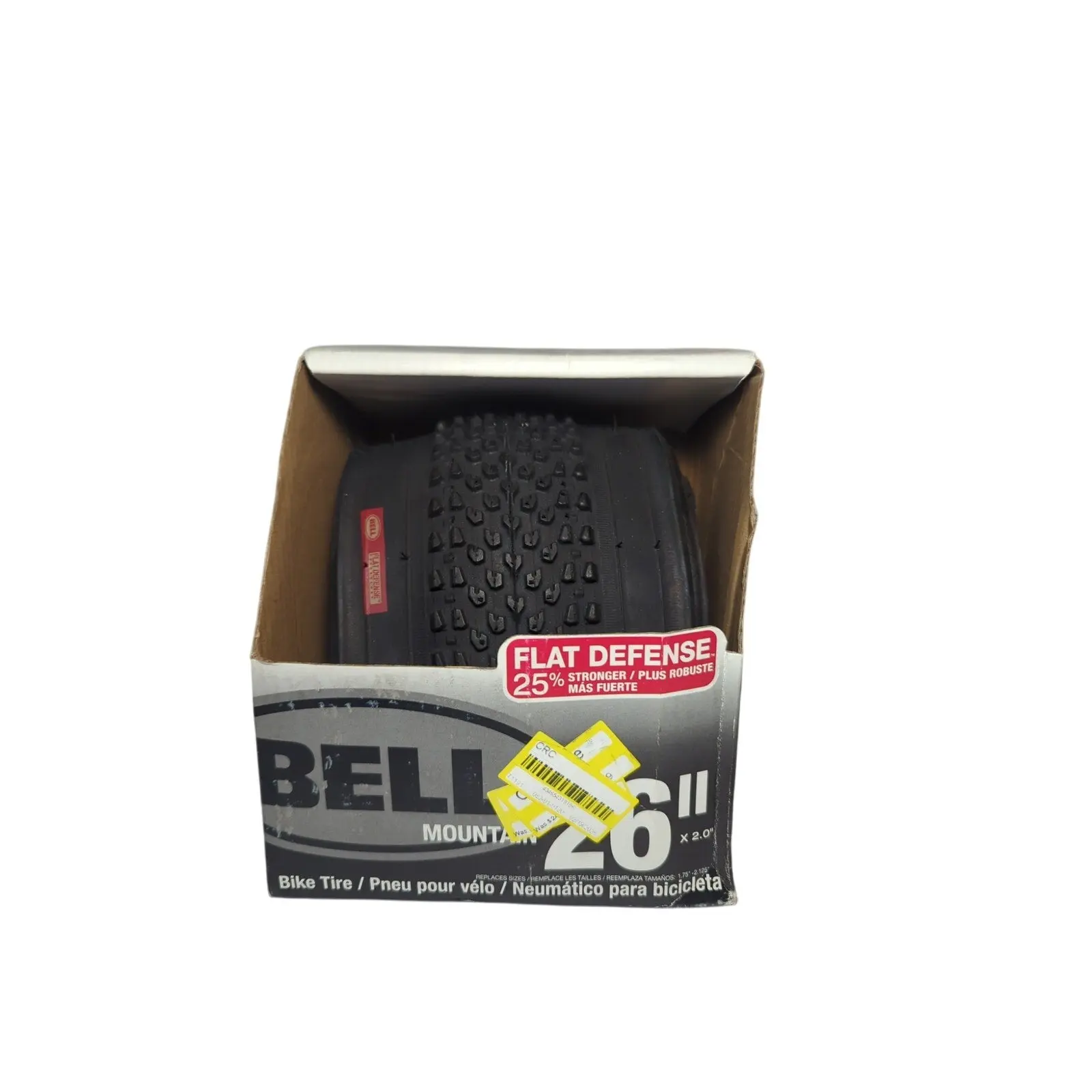 Bell Mountain Bike Tire 26'' Flat Defense Bell Mountain Bike Tire 26'' Flat Defense