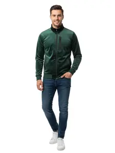 All In Motion Green Velvet Activewear Jacket