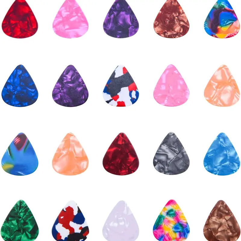 20 Pack Guitar Picks, Ukulele Picks Plectrums for Guitar Bass Ukulele 0.46mm