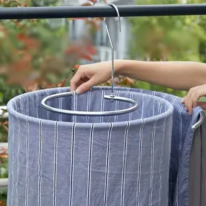 Spiral Clothes Hanger, the Ultimate Quilt Drying Tool, Multi-Functional for Balcony Household Use, Large Round Rotating Hanger for Drying Bed Sheets and Quilt Covers