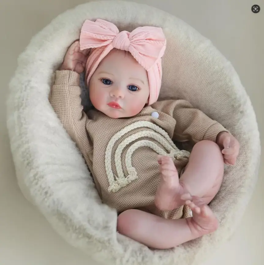 Lifelike Reborn Baby Dolls 18Inch  Real Life Baby Dolls gifts for Mother's Day Valentine's Day Children's Day & Christmas