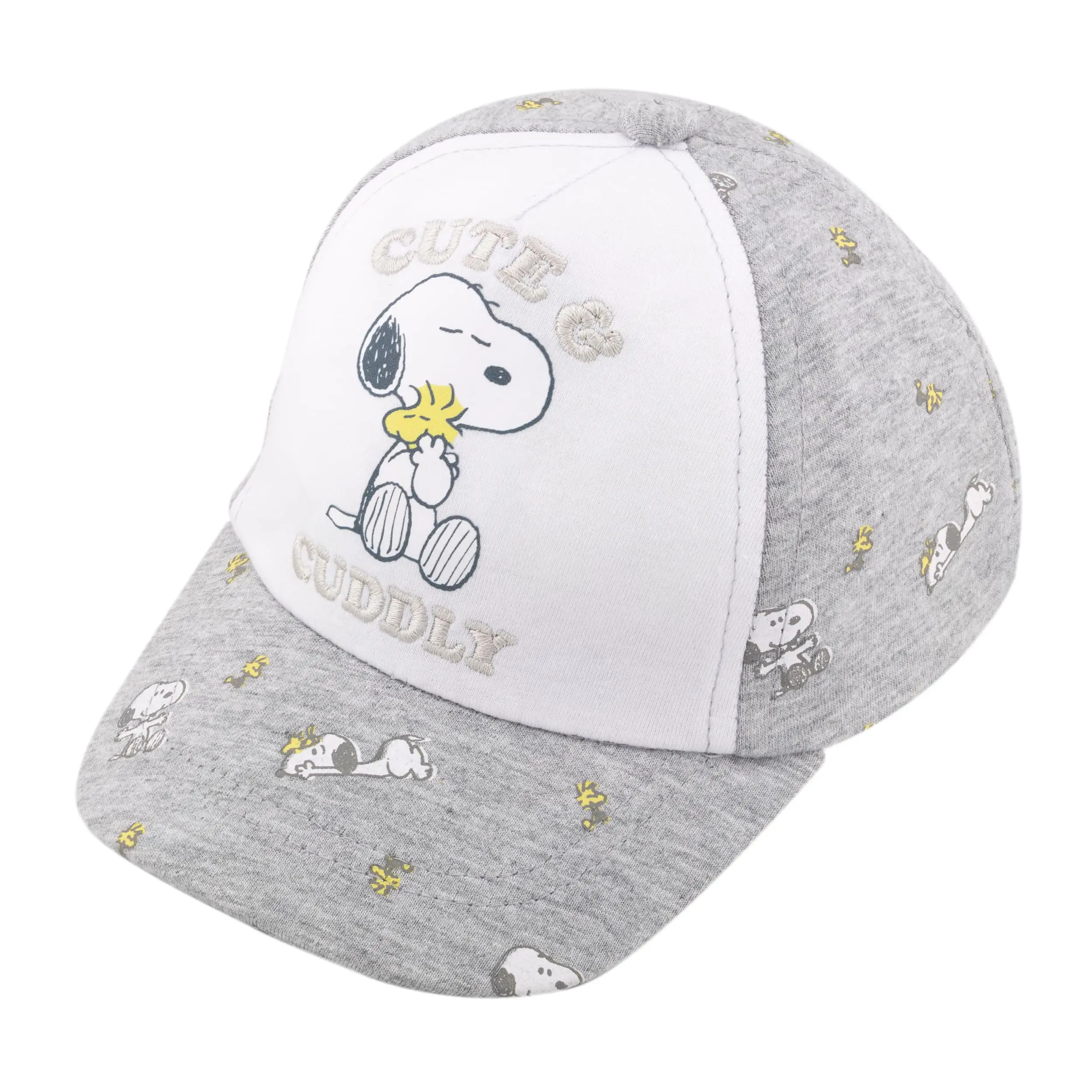Peanuts Snoopy Toddler Baseball Hat – Breathable Cotton Adjustable Cap with Snoopy Print for Kids Ages 2–6
