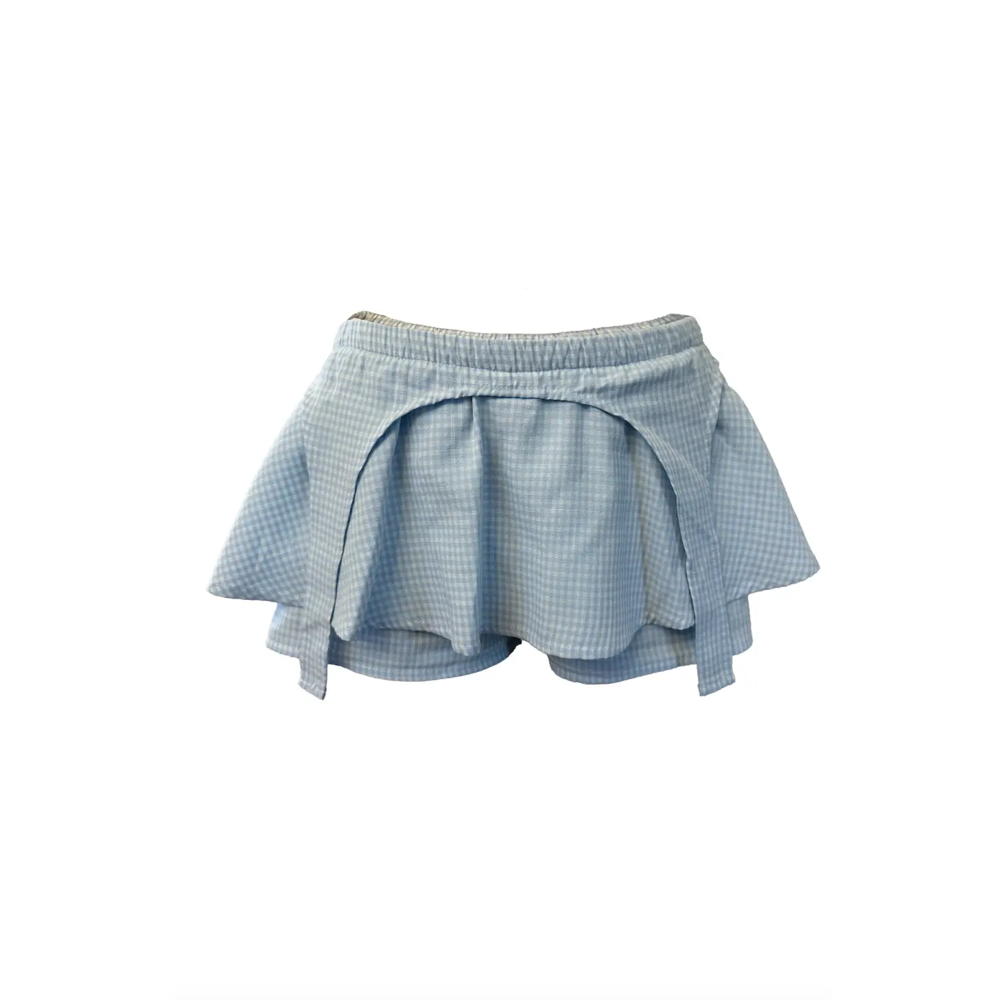 Blue Gingham Garter Skort Blue Gingham Garter Skort