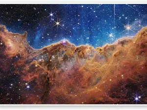 Home Decor Spirit NASA James Webb Space Telescope Cosmic Cliffs in the Carina Nebula NGC 3372 NIRCam Image Unframed Wall Art Print Poster Home Decor