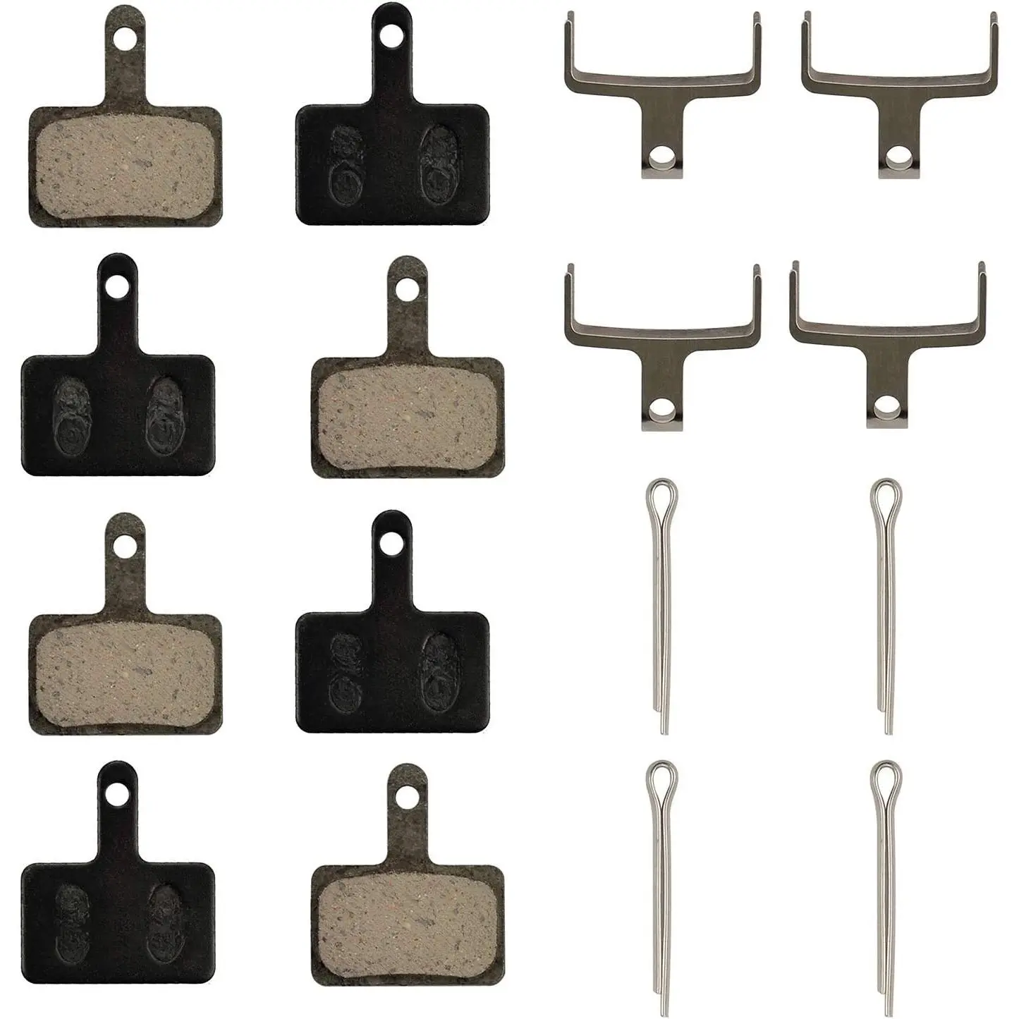 4 Pairs   Bicycle Disc  Pads for TRP Tektro Shimano Deore Br-M575 M525 M515 T615 T675 M505 M495 M486 M485 M475 M465 M447 M446 M445 M416 M415 M395 M375 M315 M355 C601 C501 ...