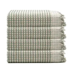 Dots Turkish Cotton Terry Hand Towel Bundle