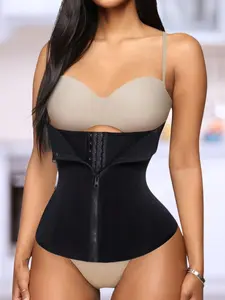 Zipper Waist Trainer For Women – Plus Size Tummy Control Corset Shapewear Cincher Girdle Compression Womenswear