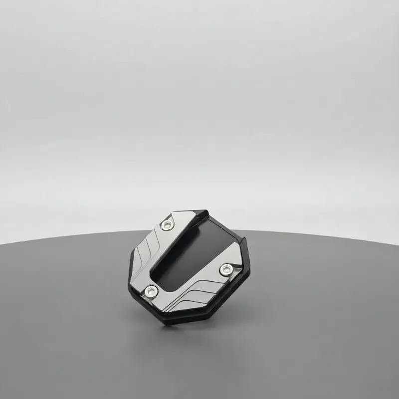 Kickstand Foot Extension Pad: Universal Anti-Skid Enlarged Base for Scooters, Motorcycles, Bikes, Motorcycle Parts