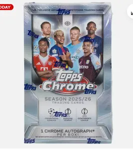 2025-26 Topps Chrome UEFA Soccer Hobby Box