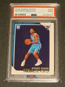 Devonte Graham 2018 Panini Hoops PSA Mint 9