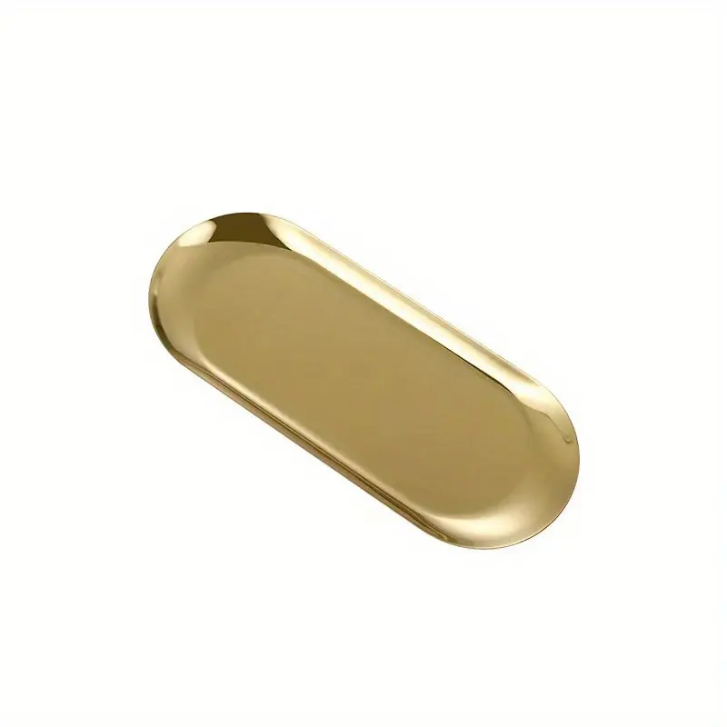 1pc Storage Trays, Tableware, Household Trays, High-value Dessert Plates, Decorative Trays