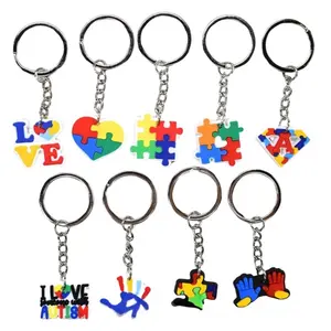 Autism Awareness Keychain
