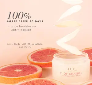 FarmHouse Fresh C of Change Clinical Vitamin C Peel Pads for brightening, acne-clearing & retexturizing skin Skincare Daily Skin Repair Comfort chemical  exfoliant