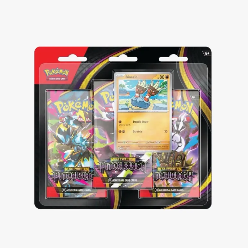 Pitch Black Mega evolutions 3 pack blister