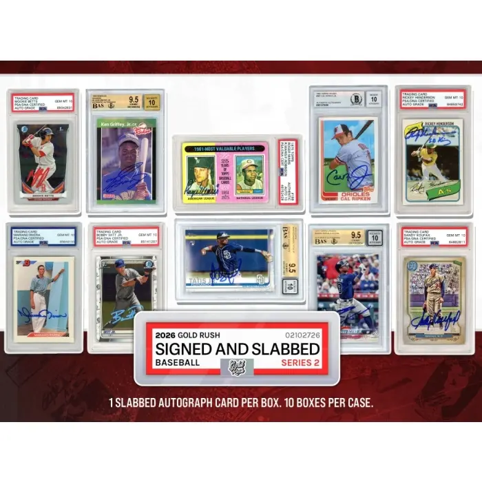 2026 Gold Rush Signed & Slabbed Baseball Series 2
