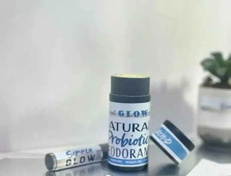 Natural Probiotic Deodorant + Magnesium, Zinc (small) - Strong, Sensitive Skin Formula | Organic Zero-Waste & Custom Scents