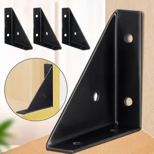 4/8/12/20pcs Angle bracket triangle, suitable for furniture corner connection, fixed bracket, 90° right Angle bracket, furniture repair