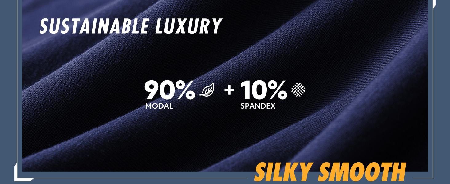 4 Packs Separatec Men’s Separate Pouch Modal Boxer Briefs, Breathable Mesh, Seamless Waistband, Ideal for Active Wear