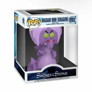 Funko Pop 6” Dragon Madam Mim 1102 The Sword in the Stone Vinyl Figure
