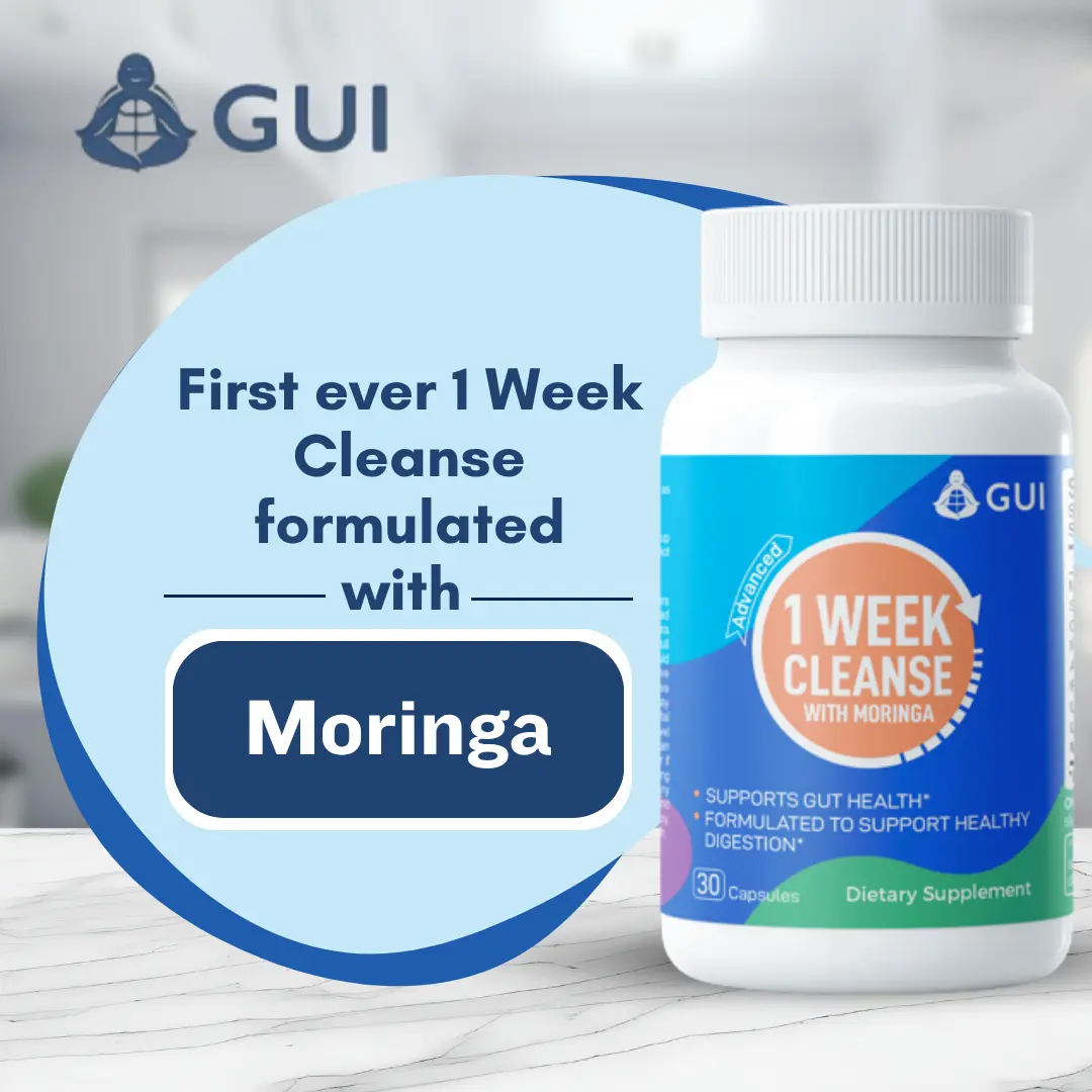 Guiwellness Vegan Moringa Supplement, 1-Week Cleanse, Prop 65 Safe Health & Beauty Nutrition Support