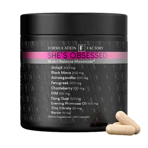 Formulation Factory She’s Obsessed – Women’s Hormone & Wellness Support – 120 Capsules